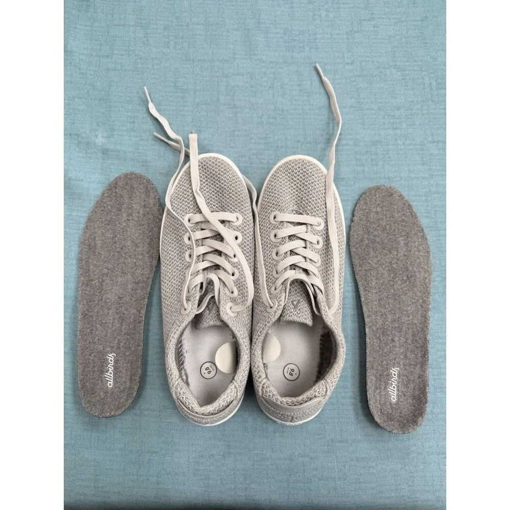 Allbirds Tree Pipers TP Womens Size 10 Sneakers Gray Casual Lace up Shoes